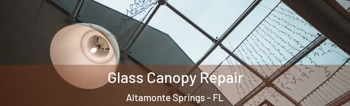 Glass Canopy Repair Altamonte Springs - FL
